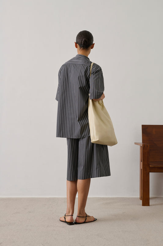 Chemise Hannah - Noir/Cardamome - Coton - Femme