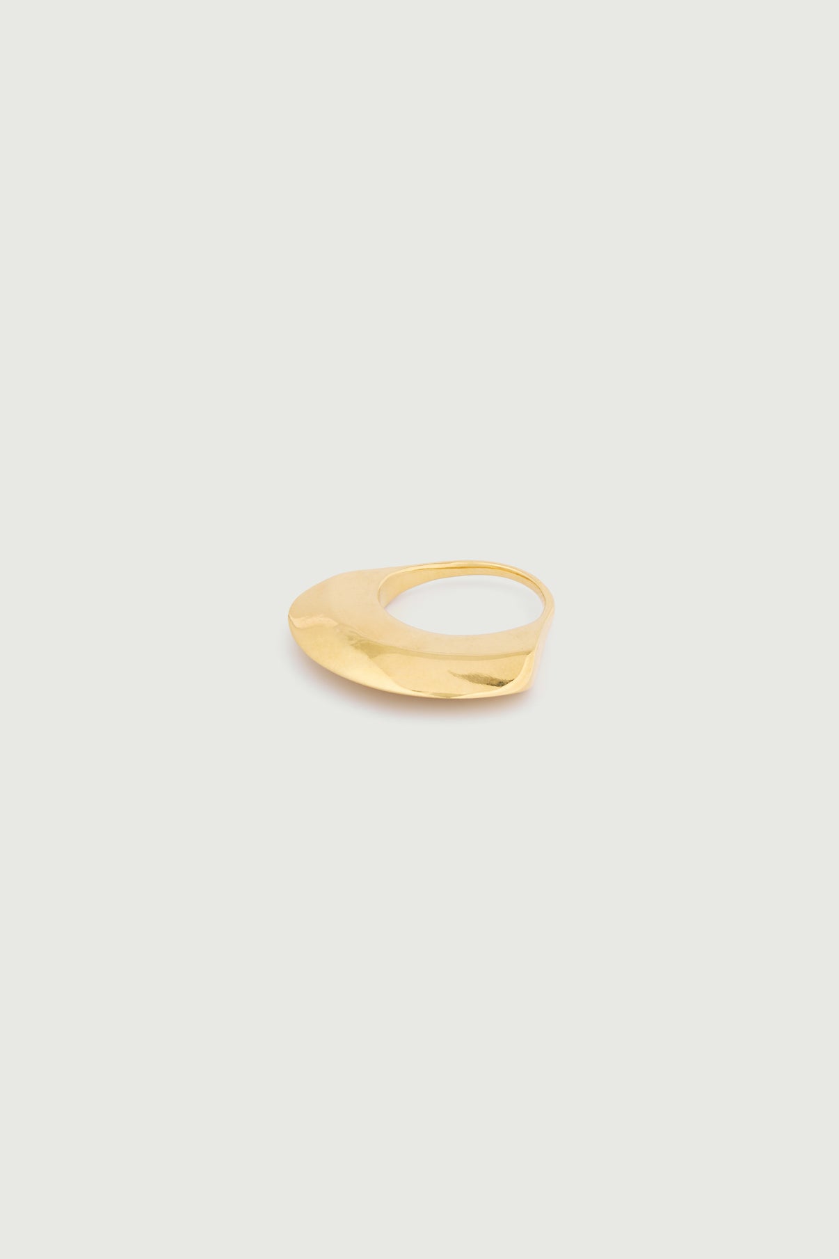 Bague - Gold - Ligne Plate - Femme vue 2