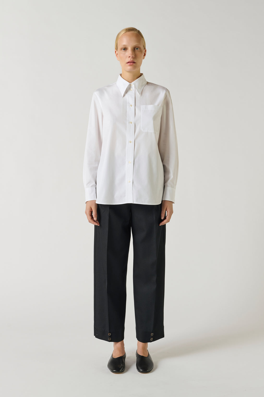 Chemise Saphir - Blanc - Coton - Femme
