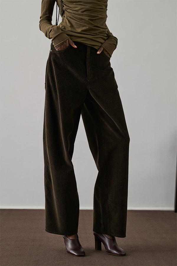 Pantalon Gunther - Ébène - Coton - Femme vue 2