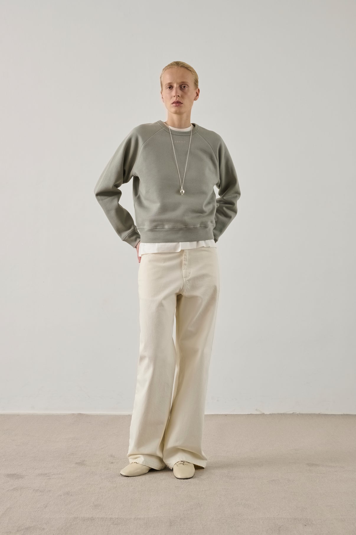 Sweatshirt Artemis - Argile - Coton - Femme vue 1