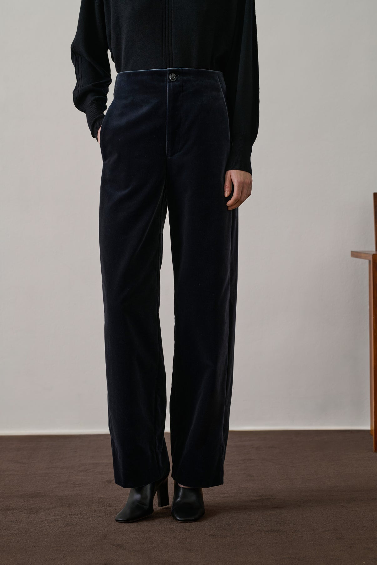Pantalon Celestin - Gris Anthracite - Coton - Femme vue 2