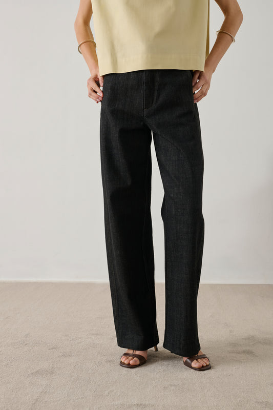 Jean Blair - Denim Brut Noir - Coton - Femme