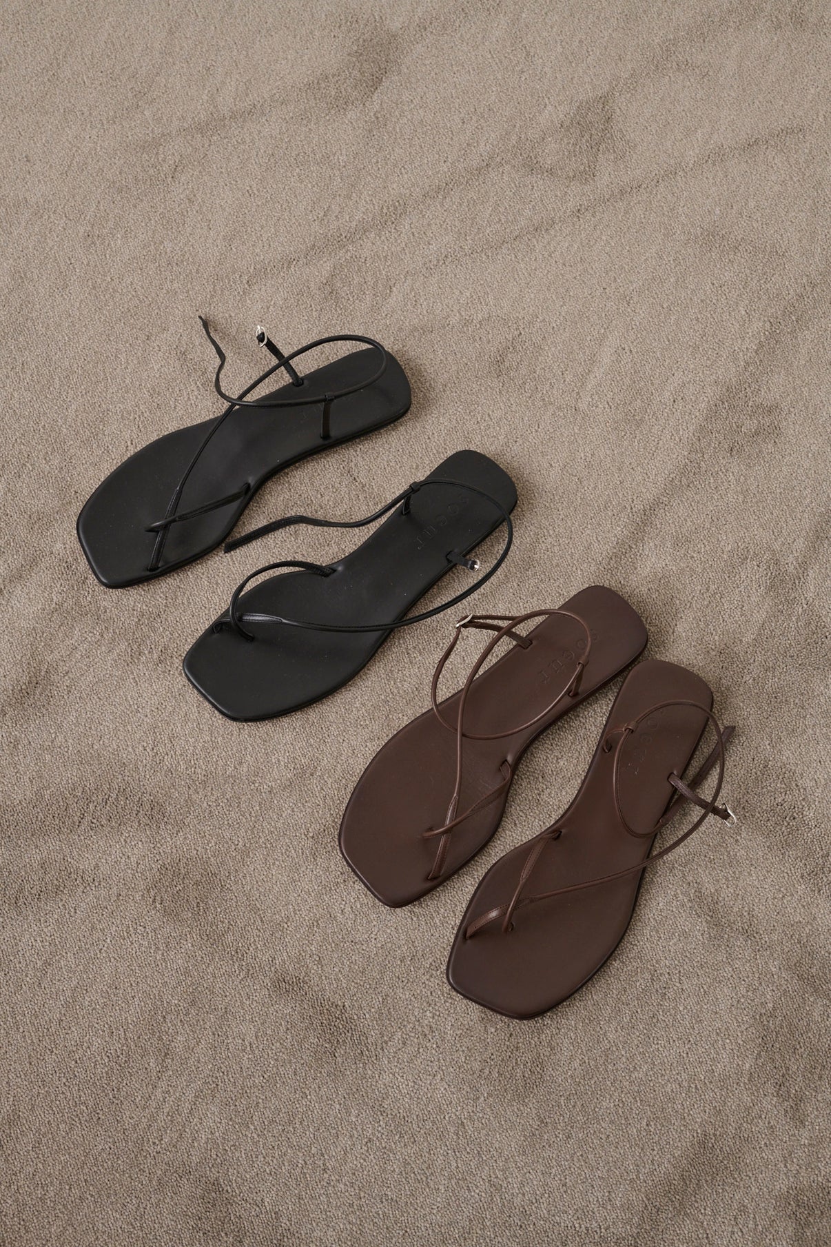 Sandales Rosalie - Marron - Cuir - Femme vue 5